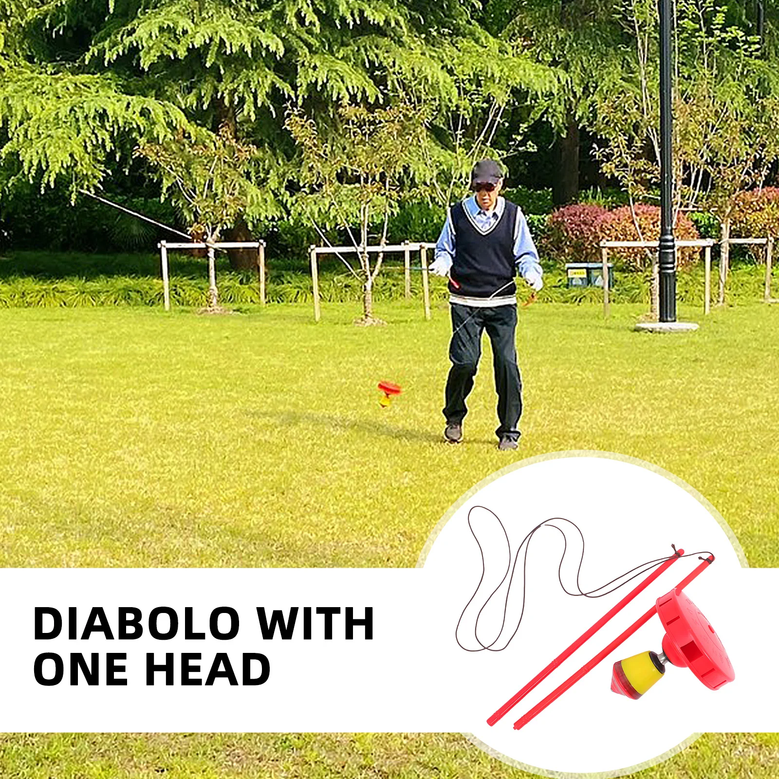 Diabolo Outdoor Toys Chinese Yoyo Juggling Air Bag Ball Bearing Plastic Child Workout