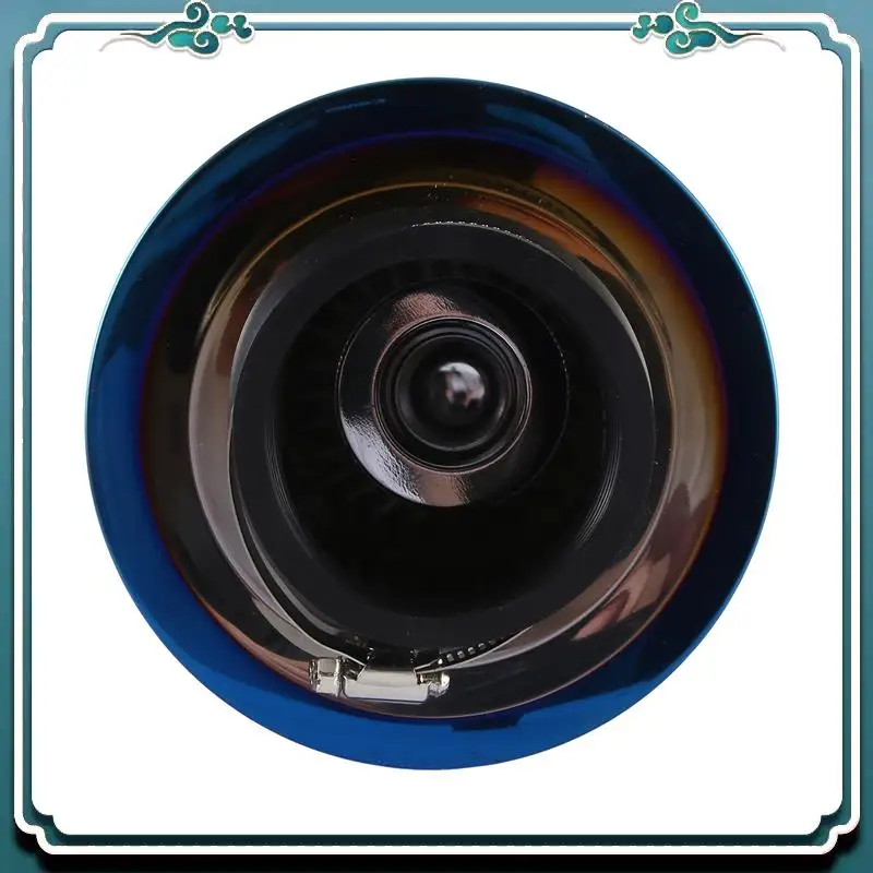 

Premium 76Mm High Flow Air Filter Intake Filter Mushroom Head Car Turbo Pipe Intake Sleeve Universal Kit Red