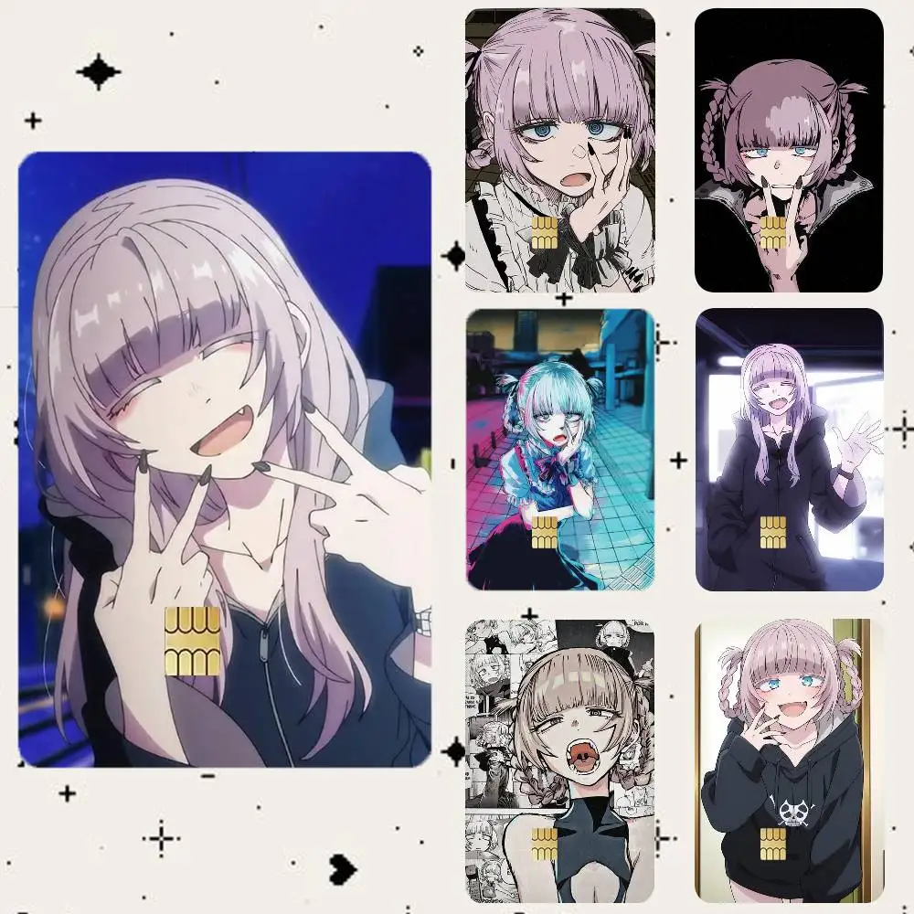 

Anime Call of The Night HD Waterproof Card Skins Protective Stickers for Credit Bank Game Cards