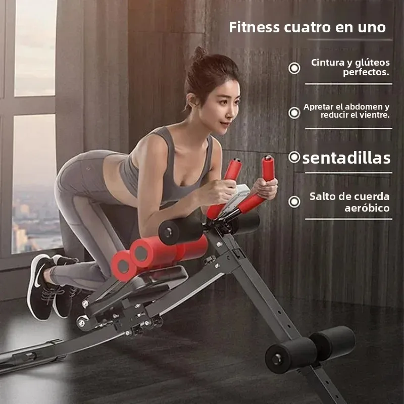 Entrenador Ab en casa para mujer Lazy Crunch Abdominal más delgado moldeador de cintura máquina de ejercicio físico