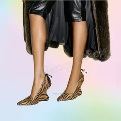 Leopard Strange Style Pumps Slip on Sexy Shoes Cover Toe Strange Heel High Heel Shoes for Women Shoes 2024 Zapatos Para Mujere