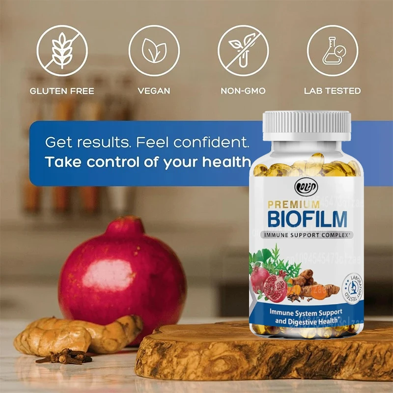 Biofilm Complex: Antioxidants, Herbal and Plant Medicines for Immune System Support and Digestive Health | 60 Capsules