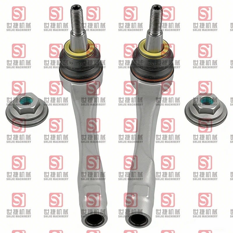 2 Pcs Left & Right Outer Tie Rod Ends For PORSCHE Taycan 2019- 9J1423811A 9J1423811B 9J1423812A 9J1423812B