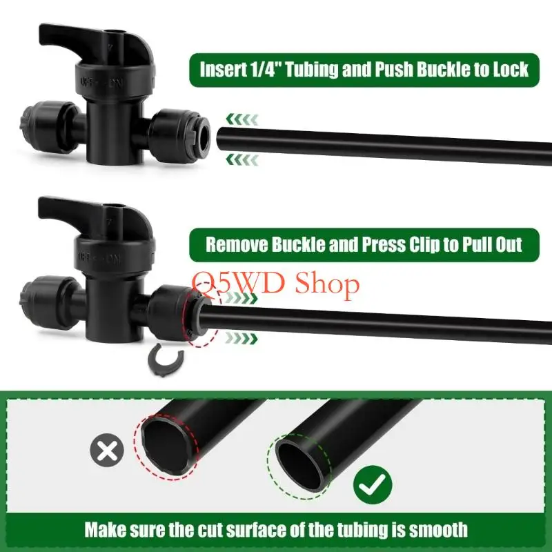Q5WD Quickly Release Water Control Valves For Water Distribution In Greenhouses