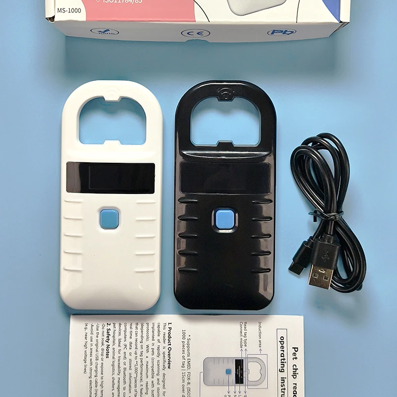 

Pet ID Bluetooth Reader 134.2Khz Chip FDX-B Pet Scanner ISO11784/5 Animal RFID USB Dog Cat Horse Handheld Microchip Scanner