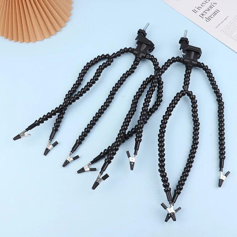 

PCB Holder Flexible Arm Soldering Tool Multi Soldering Helping Third Hand Tool Table Clip Soldering Stand Welding