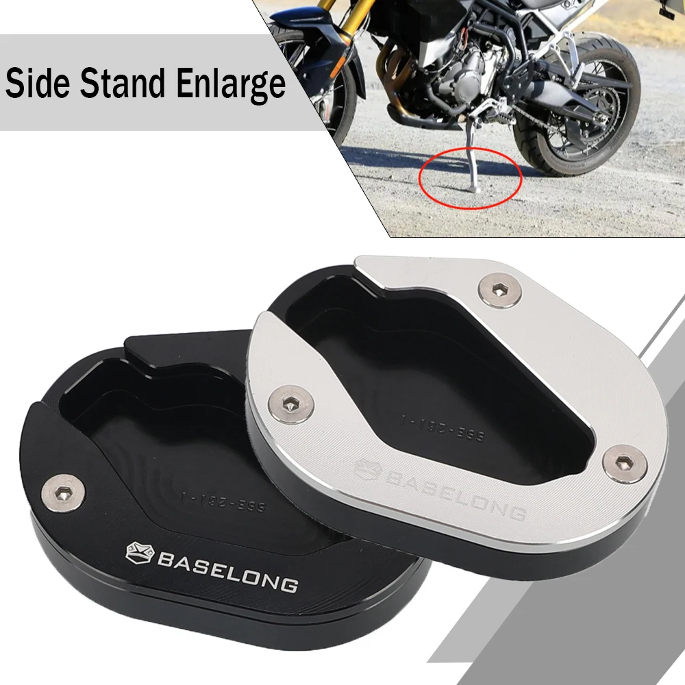 

Motorcycle Foot Enlarger Stand Extension Plate Side Foot Kickstand For Tiger 900 GT 900GT 2021-2024 Tiger 850 Sport 2021-2024