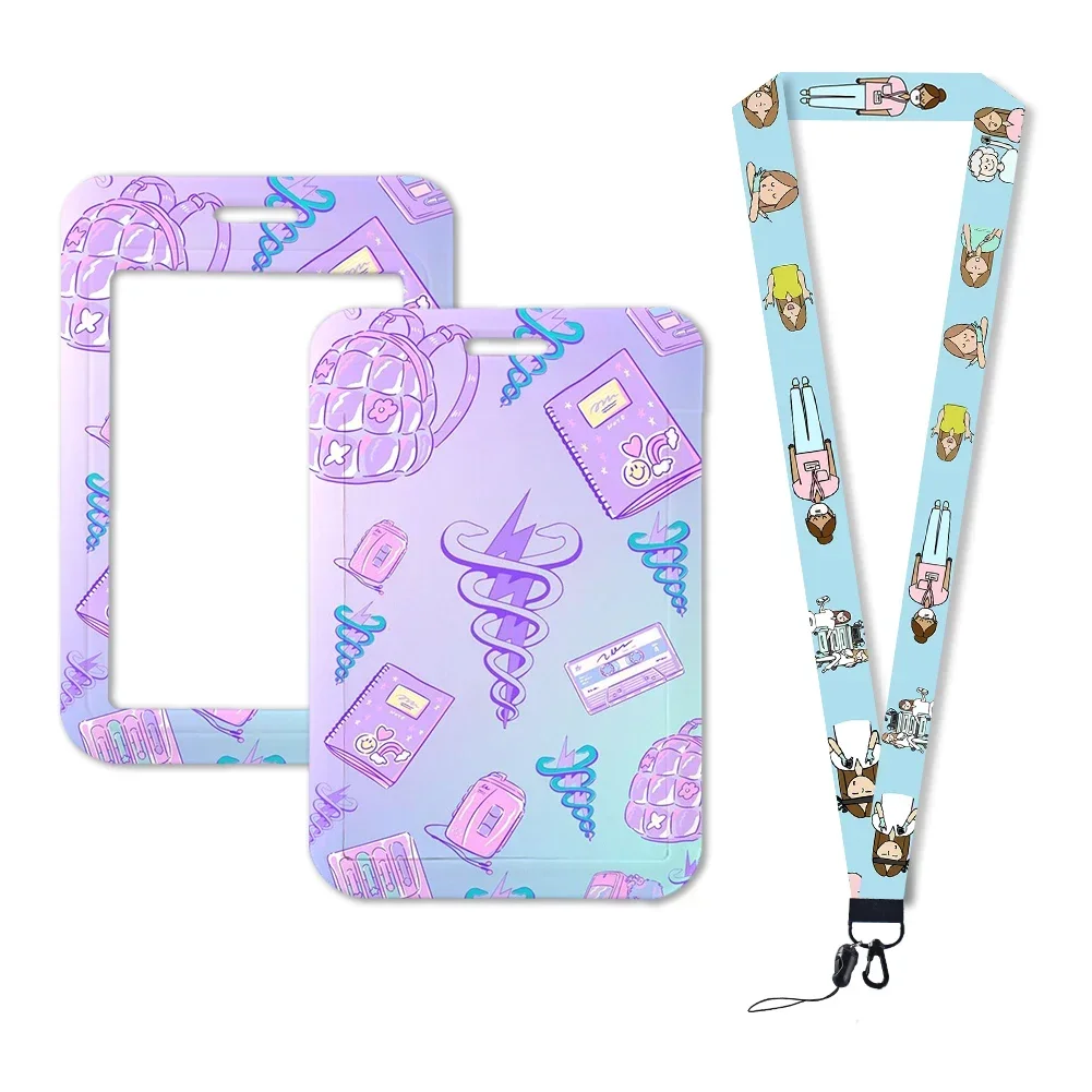 Verpleegster Arts Lanyard ID-kaarthouder Lanyard Credential Houders Nekbanden Vrouwen Badge Houder Sleutelhangers Accessoires