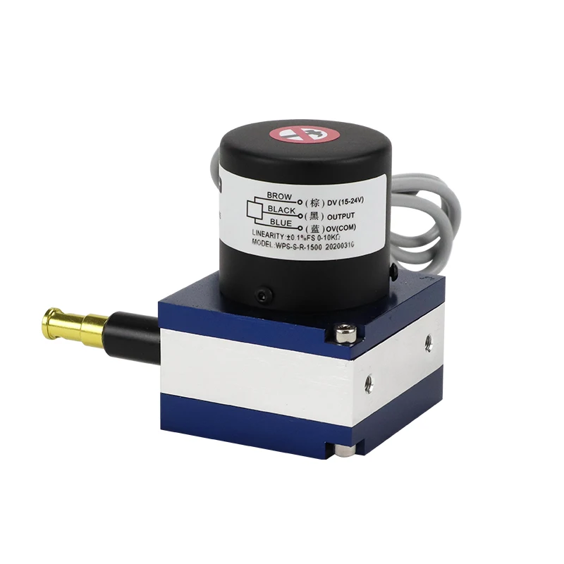 سحب حبل رسم سلك الاستشعار WPS-L-R 6001-9000mm رسم سلك موقف أجهزة الاستشعار