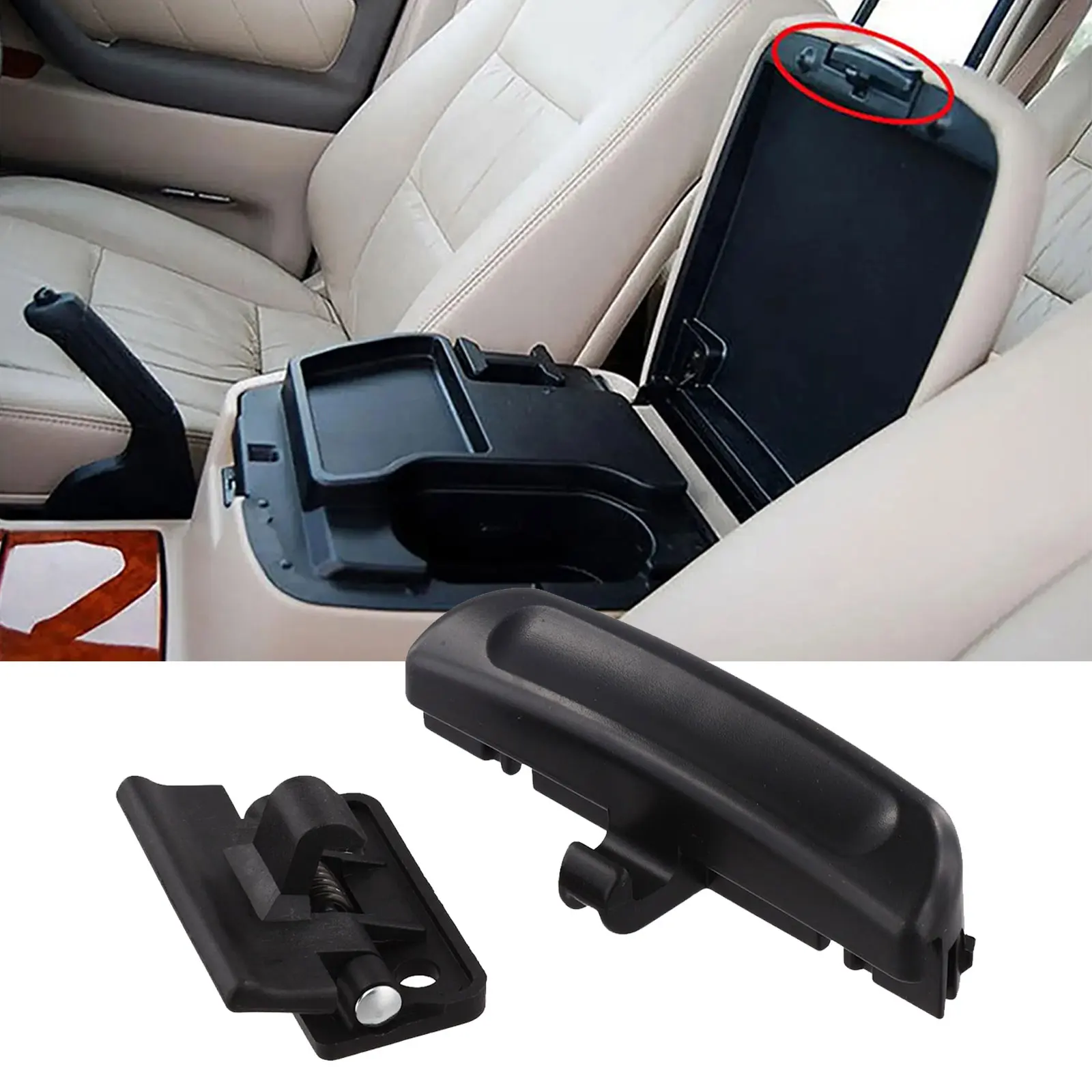 Latch Handle Replacement Armrest Box Latch Vehicle Maintenance Perfect Fit For LC100 Enhanced Access Functionality