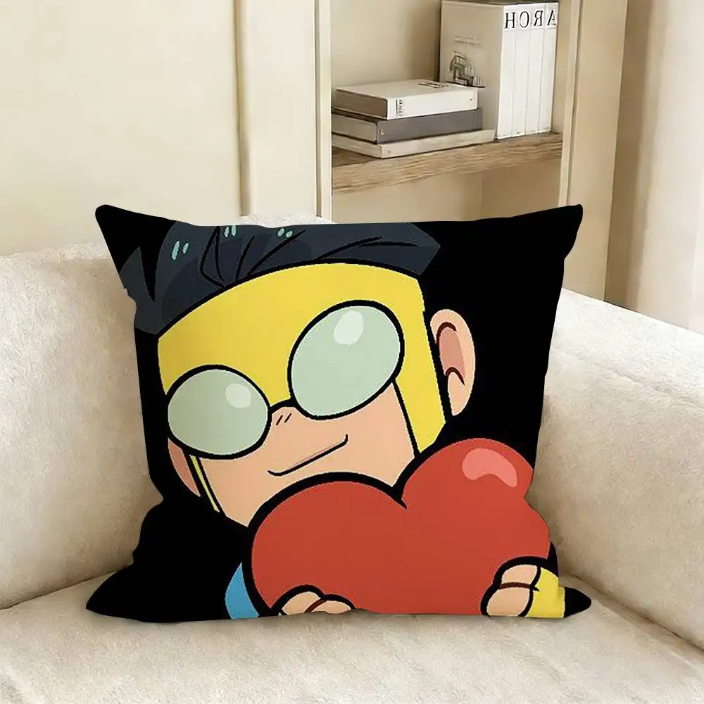 I-InvincibleS C-Chibis Various Sizes Square Pillow Case For Car Home Bedchamber Decor