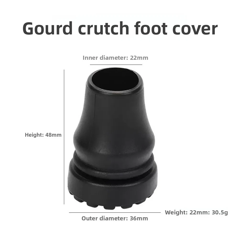 

Non-Slip Rubber Cane Tips Antiskid 16-22mm Non-Slip Crutches Accessories Shock Absorption Replacement Cane Tip Climbing Hiking