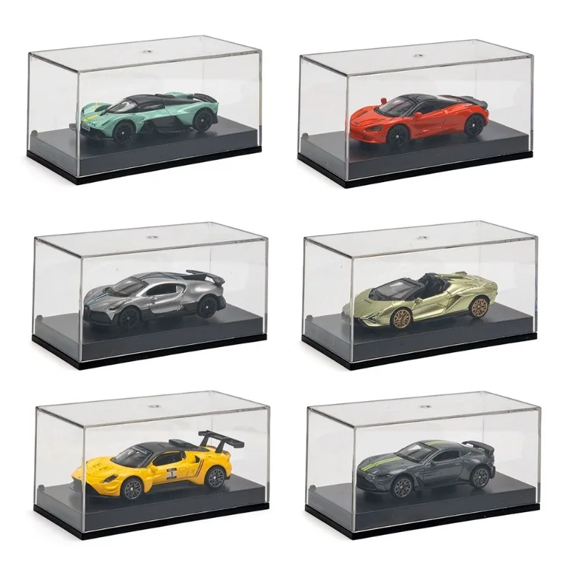 (Scatola di copertura antipolvere inclusa) 1:64 Sian Divo Modello di auto sportiva in lega da collezione Voiture in miniatura Simulazione Valkyrie Veicolo giocattolo