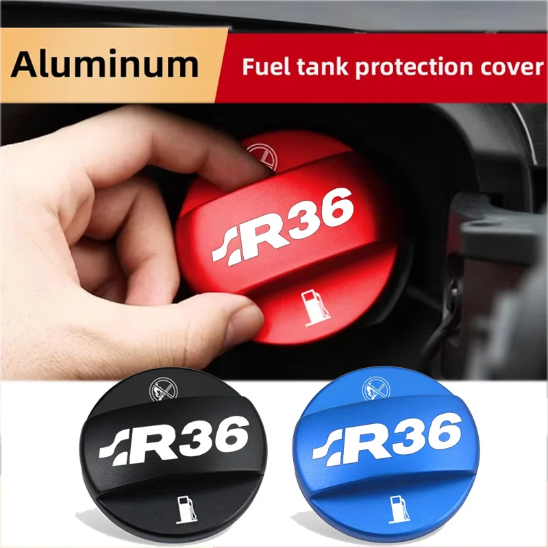 1PC Car Oil Tank Protect Cover Refuel Fuel Tank Cap for Volkswagen VW SR36 Logo BORA JETTA PASSAT Polo SCIROCCO TOURAN T-ROC