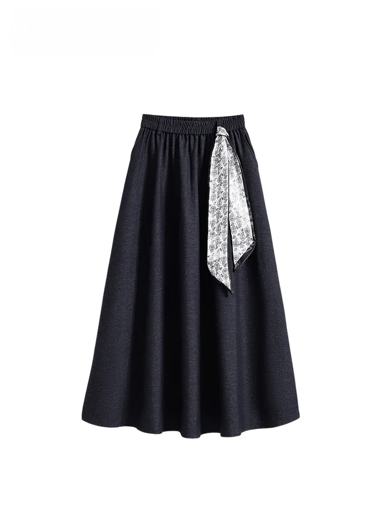 

High Waist Denim Skirt for plus Size Women Spring New Sle Faionable Versatile Slimming Car Club Large Size Skirt