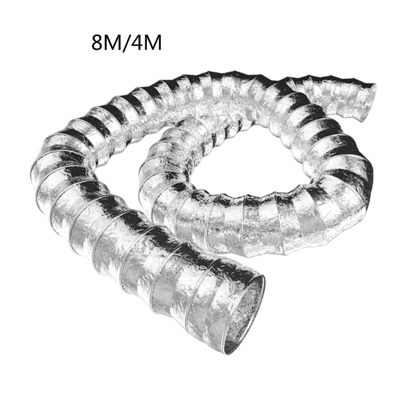 

3.94inch Flexible Air Aluminum Ducting Retractable Dryer Vent Hose for Exhaust Fan & Blowers Exhaust Fan Hose 8m/4m