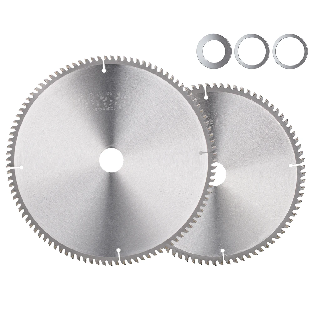 XCAN Sägeblatt, Aluminium-Trennscheibe, Hartmetall-Kreissägeblatt zum Schneiden von Nichteisenmetall, Holz, 115/190/235/250/260/305 mm – Detail 5