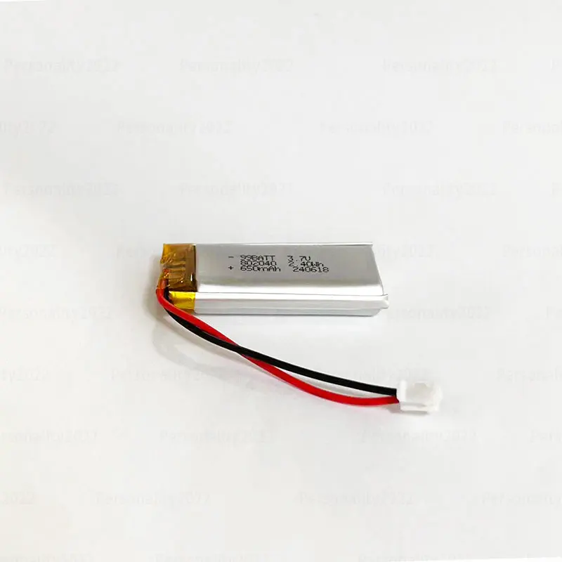 10 قطع 3.7 فولت بطارية ليثيوم بوليمر ليبو 650 مللي أمبير 802040   بطارية ليثيوم ناعمة للكشف عن الألعاب الإلكترونية والماسحات الضوئية لزجاج الواقع الافتراضي