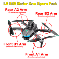 LSRC S9S LS-S9S Drone Original Motor Arm Spare Part A1/B1/A2/B2 Arm with Engine Part S9S Accessory