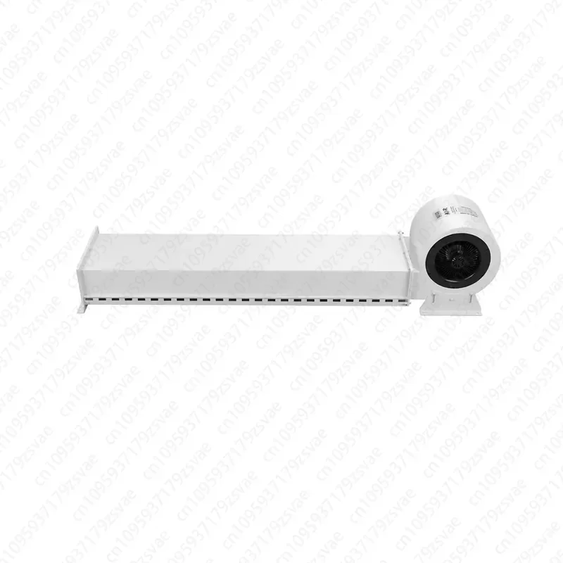 Stainless Steel Industrial Air Curtain with Ceiling Fan Bracket, Suitable for Large Industrial Doors
