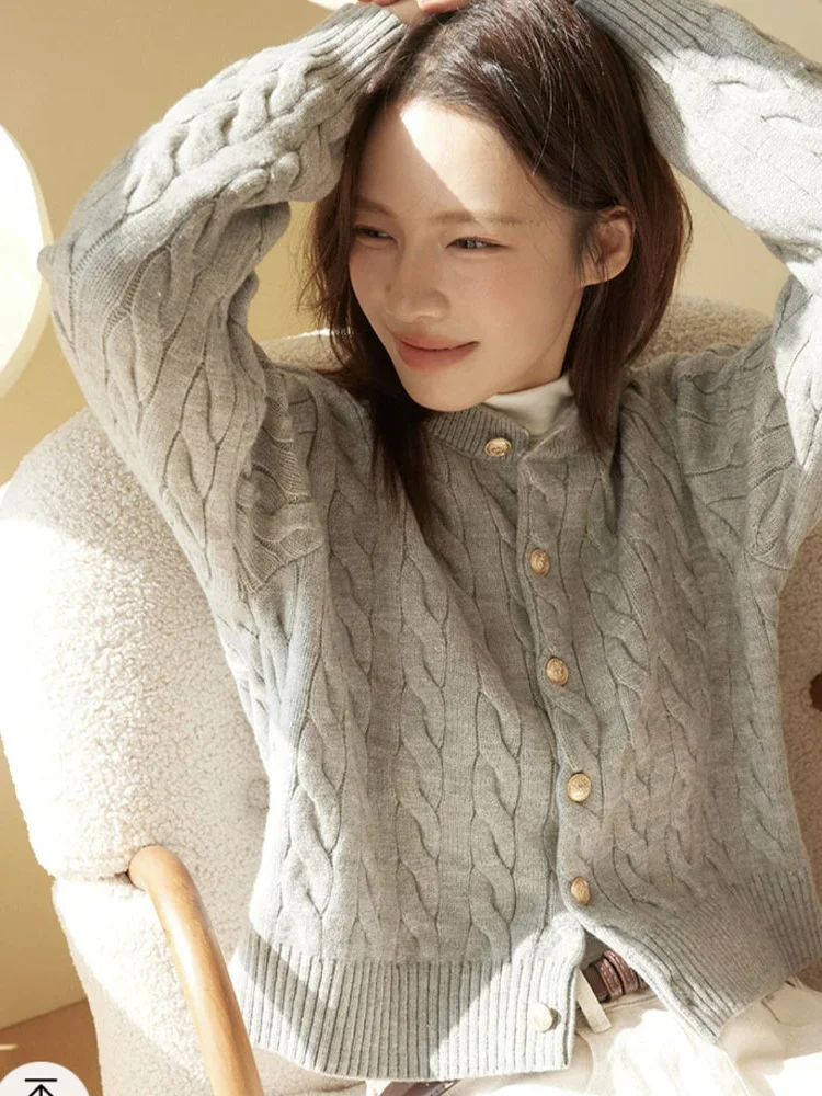 

Ay Вязаный длинный све, удобный кардиган на одной пуговице, модный дизайн, свободный крой, корейский мягкий уютный топ