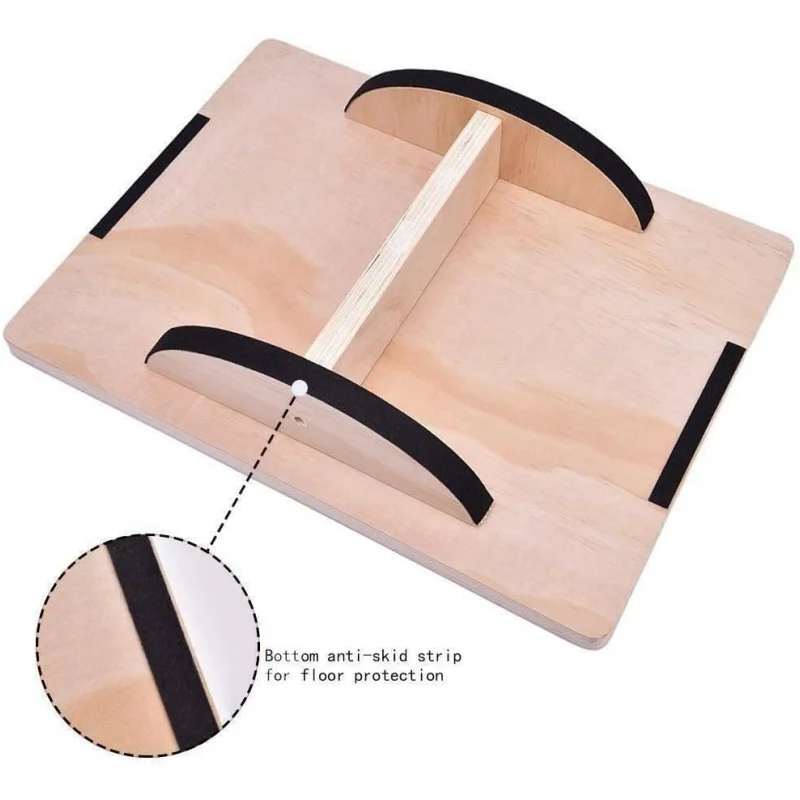 Wooden Balance Board for Core Strength Stability Anti-Slip Durable Design for Men Women Perfect for Home