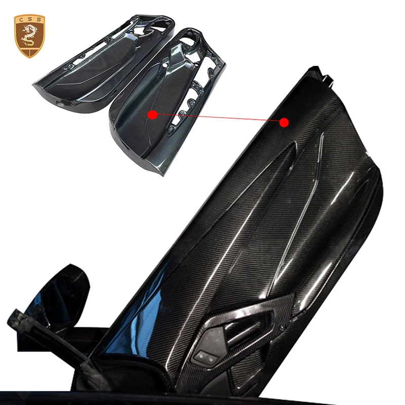

Carbon Fiber Inner Door Handle Replacement Panel Cover For Aventador LP700 LP720 LP750 2011-2014 Car Interior Door Accessory
