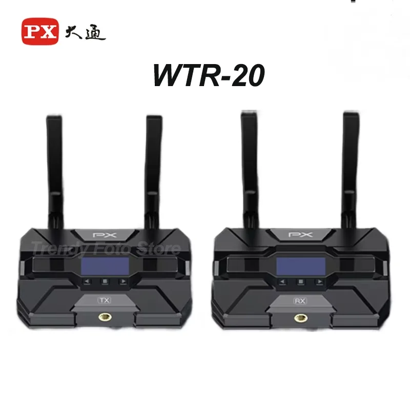 PX WTR-20 200M Wireless Video Transmission System 200M HDMI-Campatib 4K30 1080p 60 Los Range 50ms Latency OLED Image Transmitter