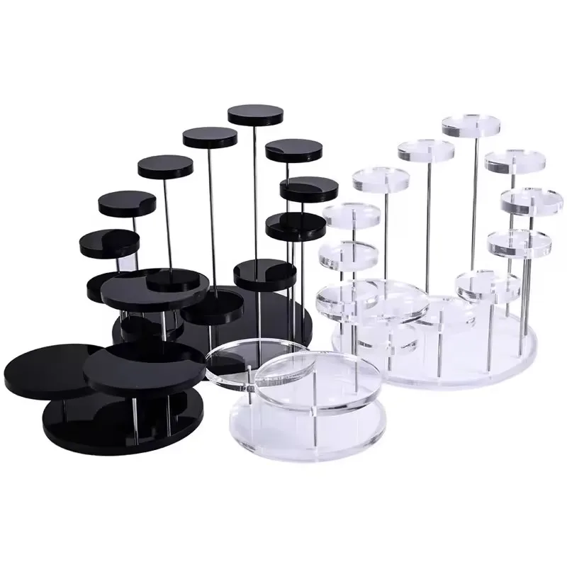 3/5/12 schichten Mode Temperament/Schwarz Sinn für Acryl Parfüm Display-ständer Schmuck Lagerung Rack Kuchen Dessert Rack
