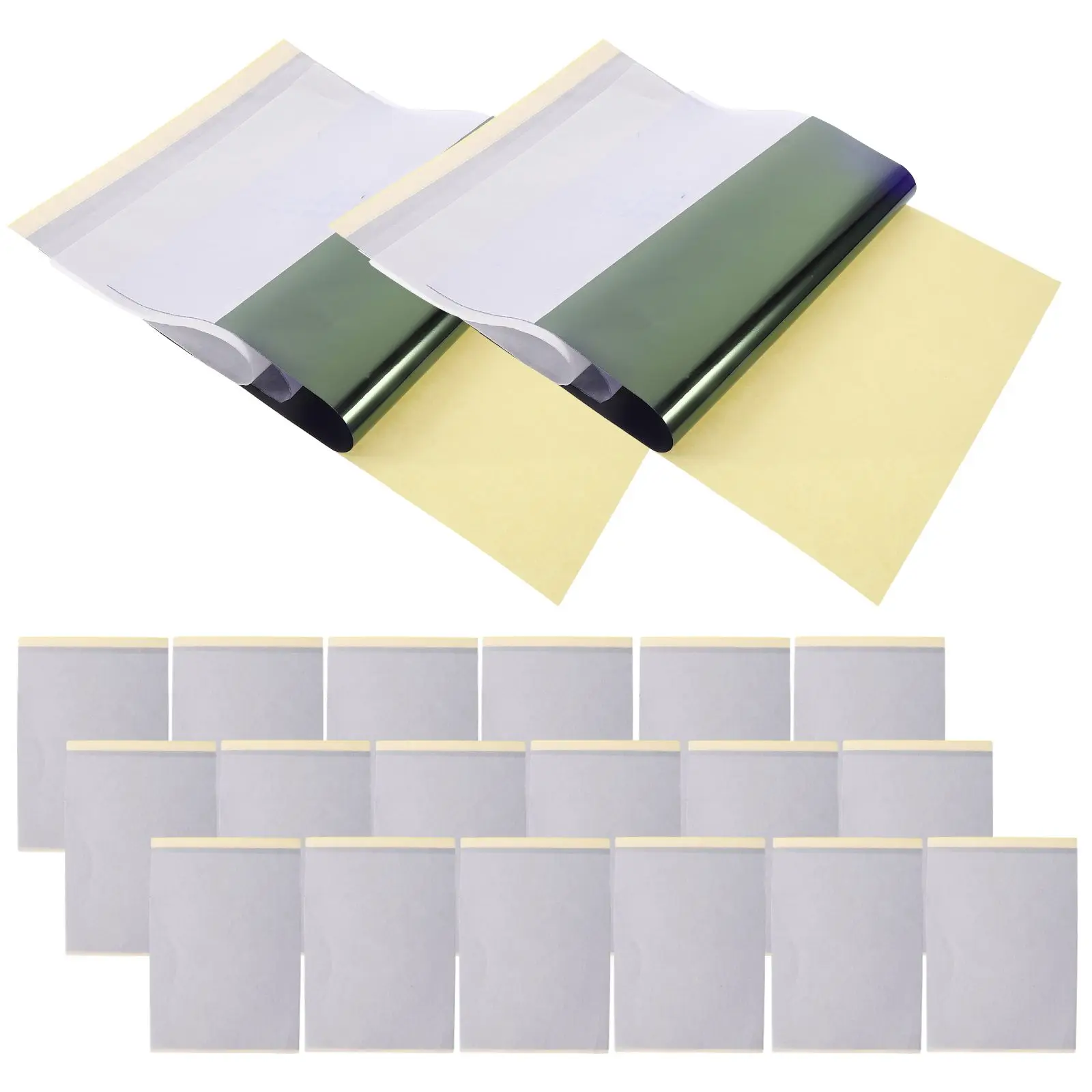 

20 Sheets Hot Transfer Paper A4 Size Temporary Tattoo Stencils Custom Templates Body Supplies tattoopaper transfermaterial