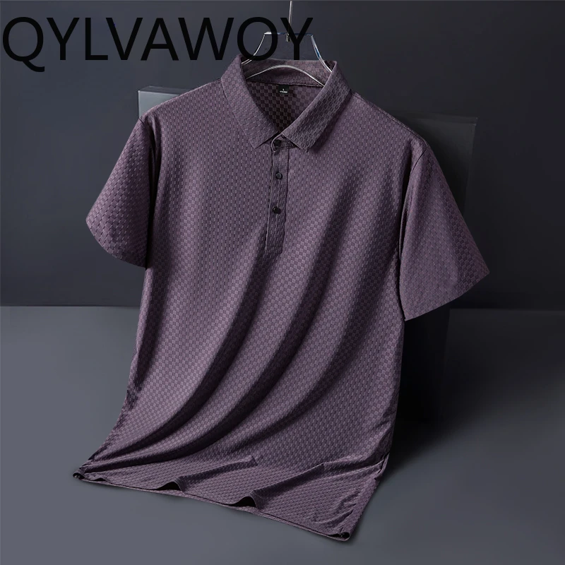 QYLVAWOY T Shirts for Men Clothing Thin Style Polo T-shirt Summer Mens T Shirts Fashion Short Sleeve Top 2024 Camiseta Hombre