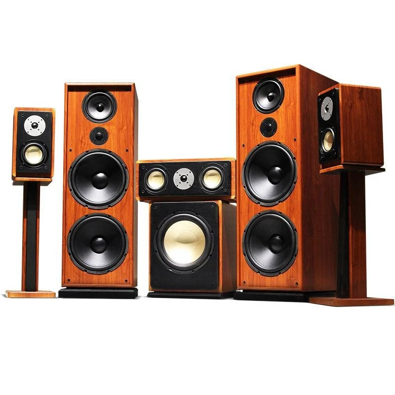 

Wooden Home Theater Audio Transmits 3D Surround Sound Support HDMI Connection