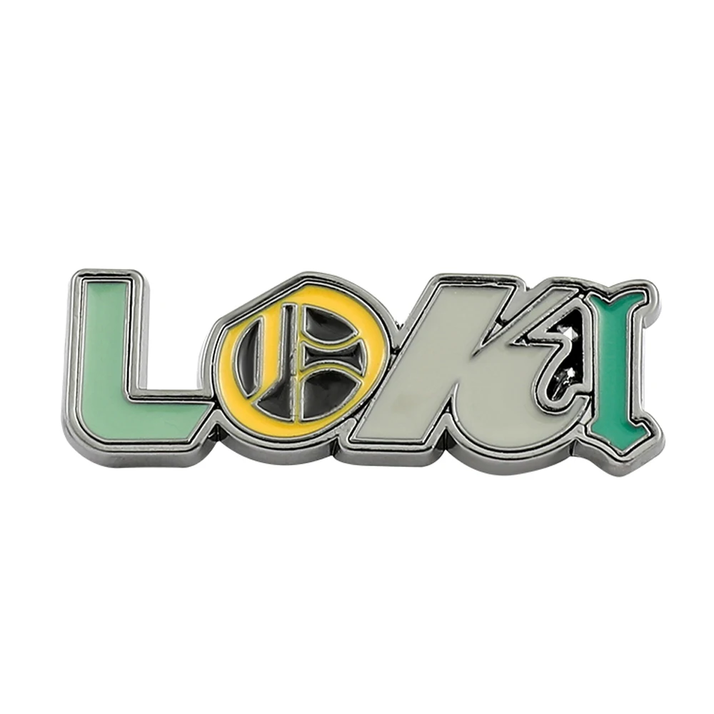 Marvel Movie Loki Brooch Enamel Pin Fashion Men And Women Jewelry Badge Backpack Accessories