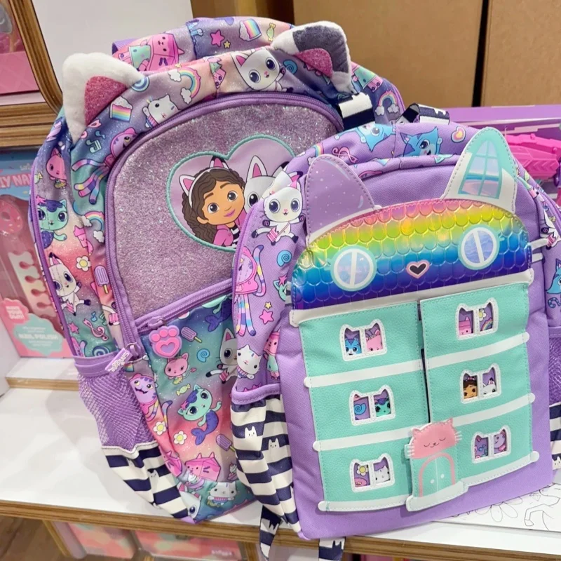 Australia Smiggle Original Children'S Schoolbag Girl Gabby Shoulder Backpack Meal Bag Kawaii 3-7 Year Modeling Bags 14 Inch Gift