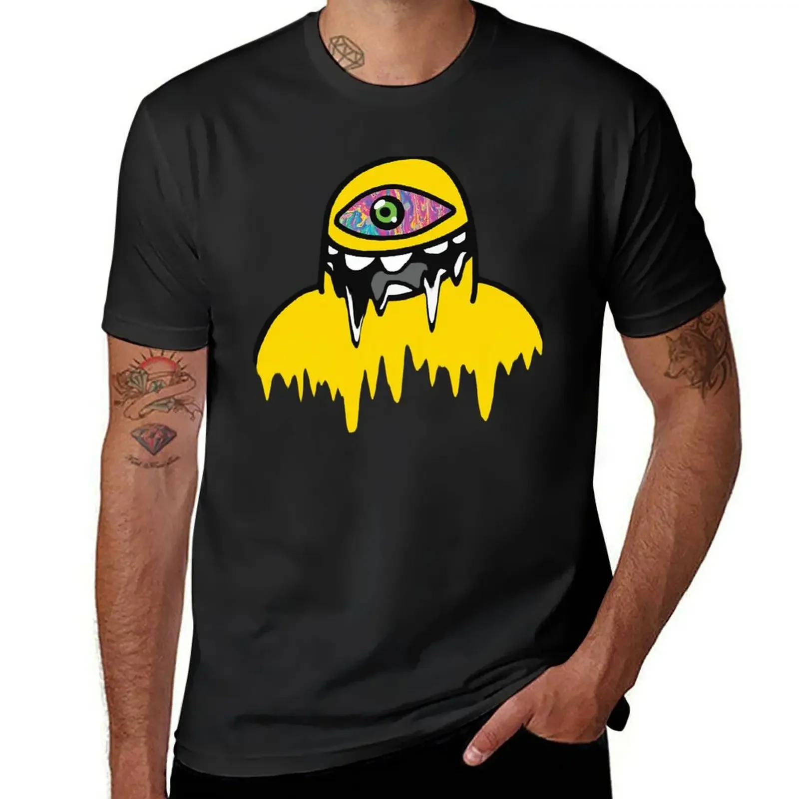 

Subtronics Trippy Cyclops T-Shirt baggy shirts sweat summer top kawaii clothes plain black t shirts men