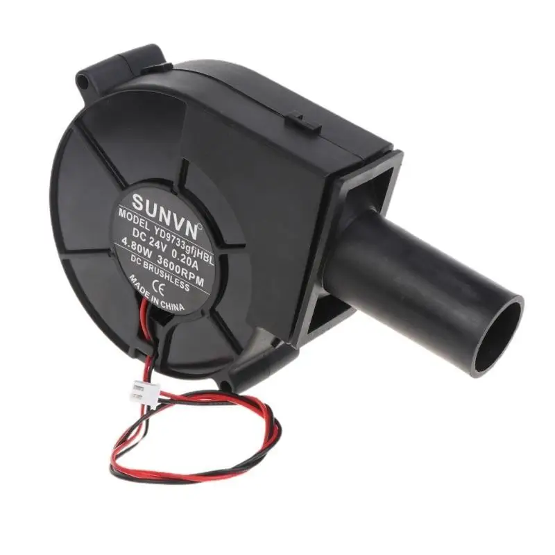 652F BBQ Fan Outdoor Koken Blower Houtskool Schoorsteen Starter Picknick Barbecue Elektrische Fans 9733 5V 12V 24V 2Pin 97mm
