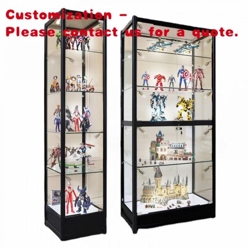 

custom.Custom Retail Shop Display Cabinet Lockable Aluminum Frame Glass Display Cabinet