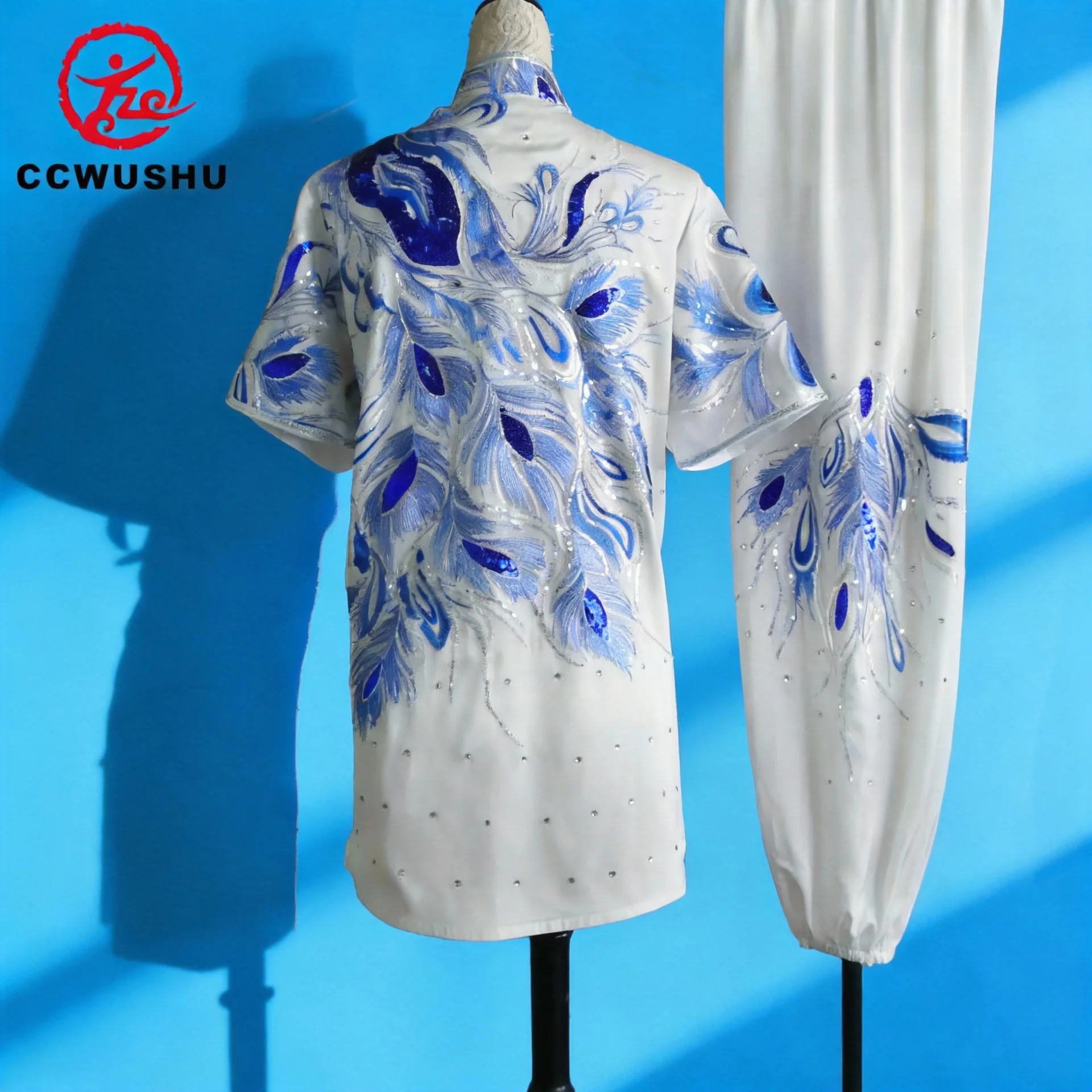 Chinesische Kung-Fu-Kostüme, Wushu-Kleidung, Changquan-Uniform, Kampfkunst-Wettkampfkleidung, bestickte Kungfu-Taolu-Kleidung, CCWUSHU – Detail 24