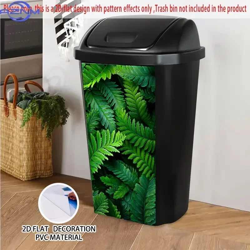 Outdoor Waste Bin 2D Printed Decor Decal Personalized Ornament for Daily‑use Container