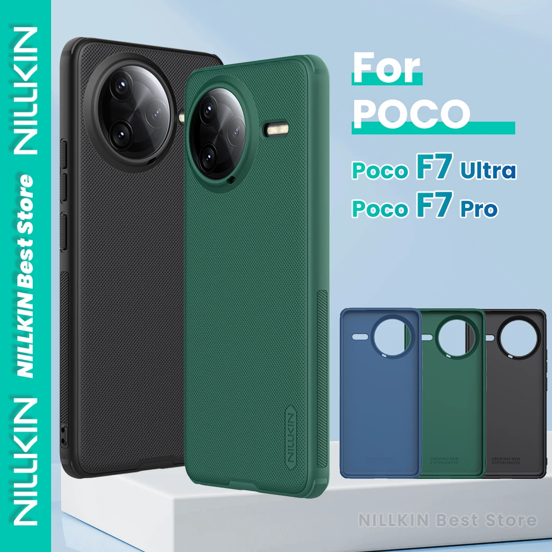

Nillkin For Xiaomi Poco F7 Ultra F7 Pro Super Frosted Shield Pro Phone Case Tpu + Pc Anti Fingerprint Shockproof Back Case