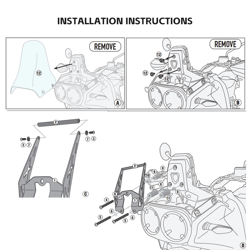 For Ducati Desert X DesertX 937 2022 2023 Motorcycle USB Wireless Charger GPS Phone Holder 12MM 22MM Navigation Bracket Mount