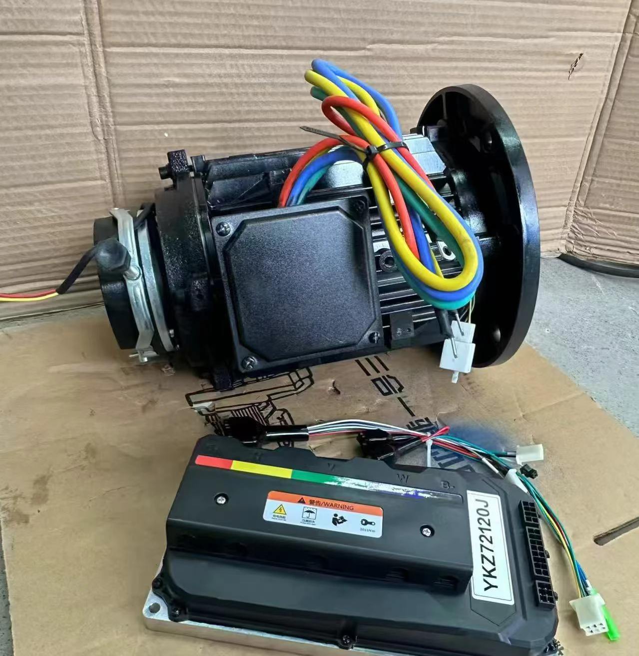 DC Brushless MotorController Set-Dedicated to Mining Cart,Complete Electric Flatbed Modification Kit,forCart Conversion Projects