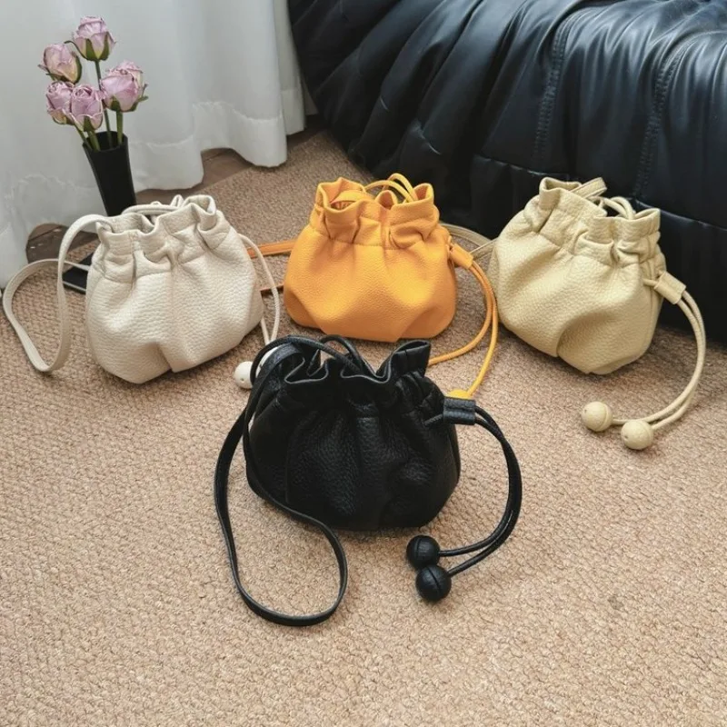 Diaper Bag Minimalist High-End Business Commuter Leather Crossbody Handbag Women Elegant Classic Vintage Retro Square