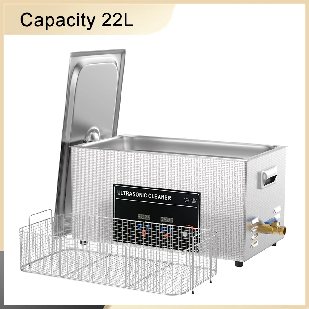 

Ultrasonic Cleaners for Car Parts Engine Motor Glasses Cleaning Ultra Sonic Machine 220V 22L Ultrasonic Bath Ultraschallreiniger