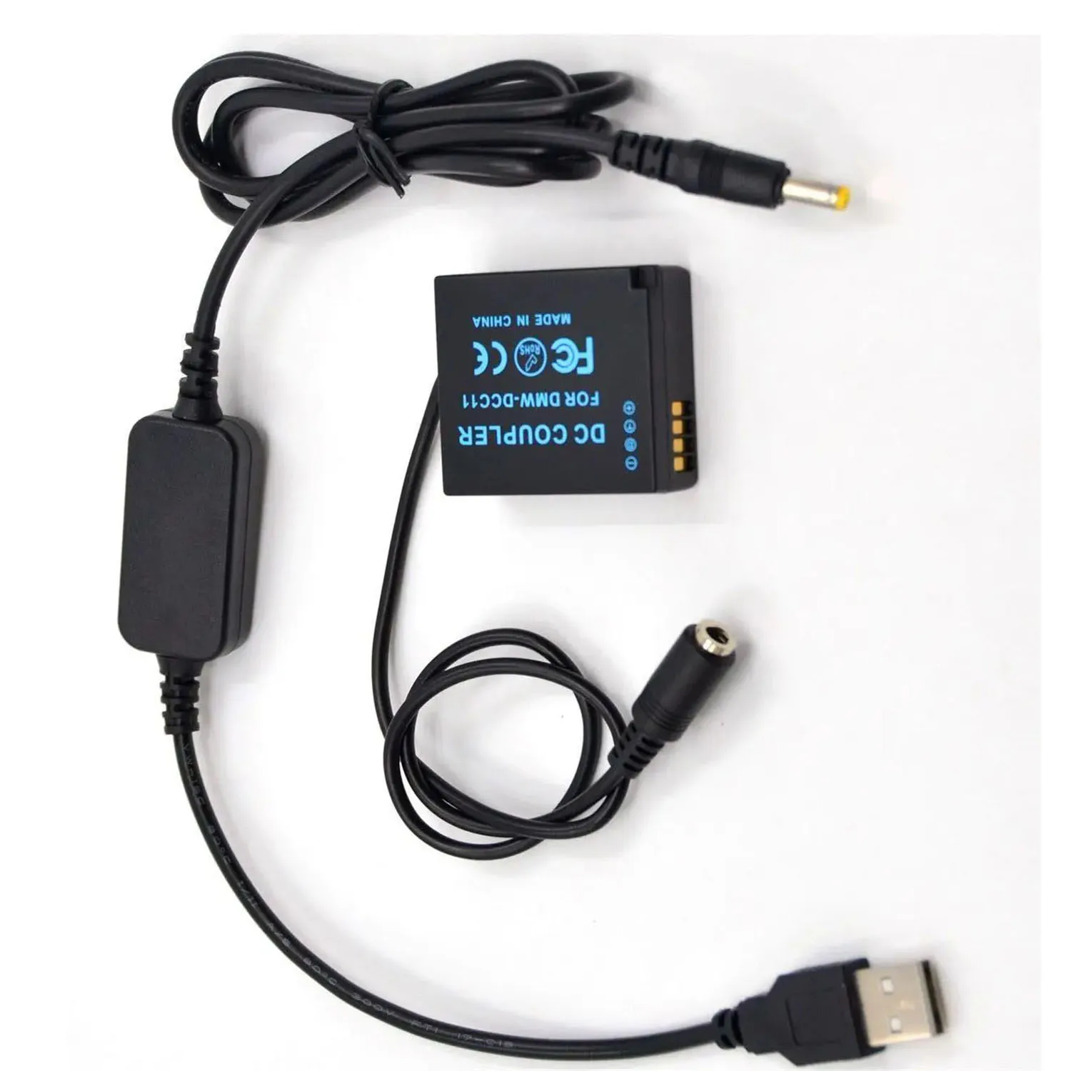

Кабель USB-DC DCC11 DMW-BLG10, фиктивная батарея, подходит для Lumix GF5 GF6 GX80 GX85 GX86 GX7 Mark II ZS60 70 S6 TZ100