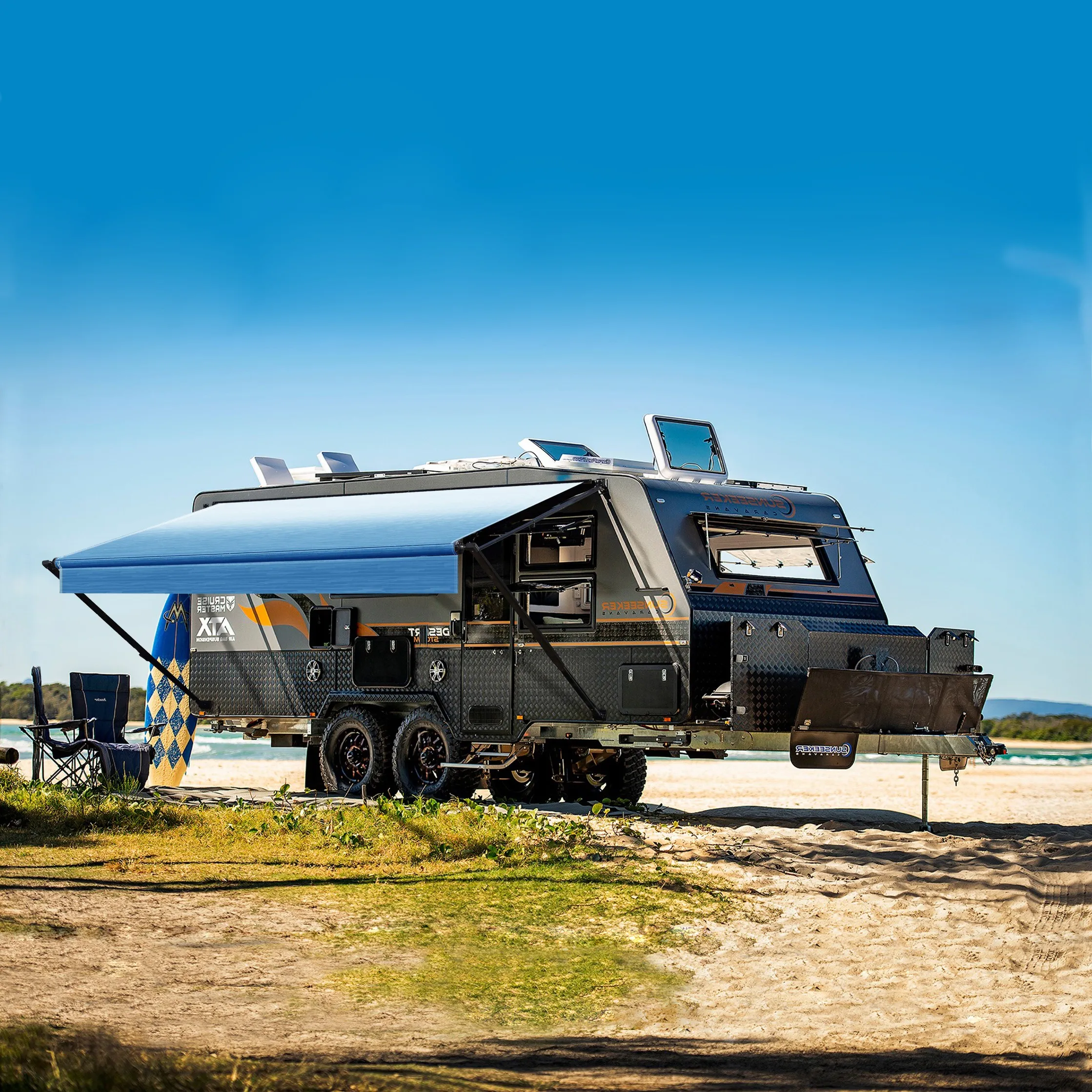 Caravans Awning Camper Trailer Awning Motorhom Camping Equipment Travel Equipments