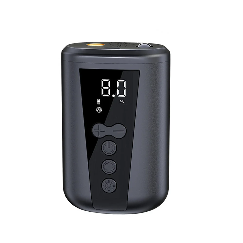 Mini gonfiatore a sfera con display digitale intelligente, ricarica e arresto istantanei, strumento portatile per esterni