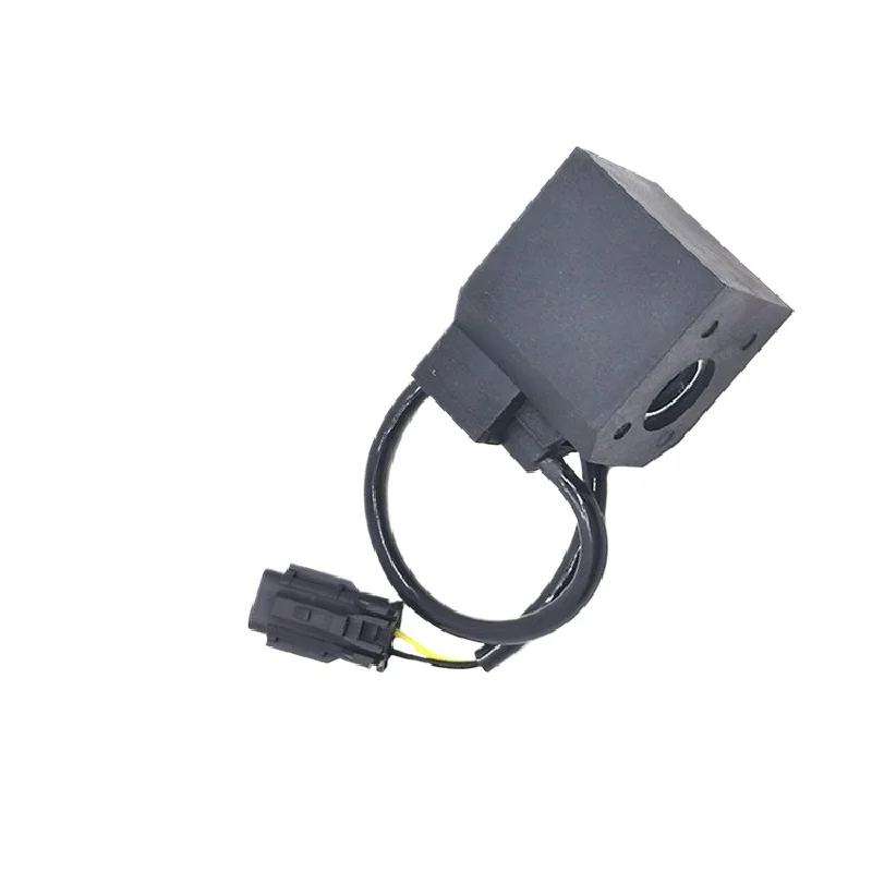 New and applicable  For Hyundai R210-5 pilot proportional square electromagnetic valve coil 12V 24V excavator accessories