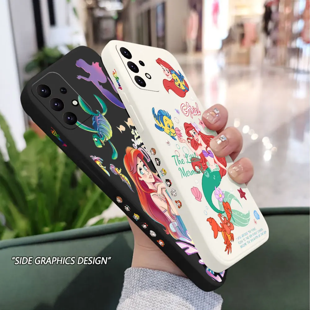 Disney Princess Ariel Phone Case For Samsung A91 A81 A73 A72 A71 A53 A52 A51 A50 A42 A33 A32 A31 A23 A33 A21S A20S A20 A14 Cover