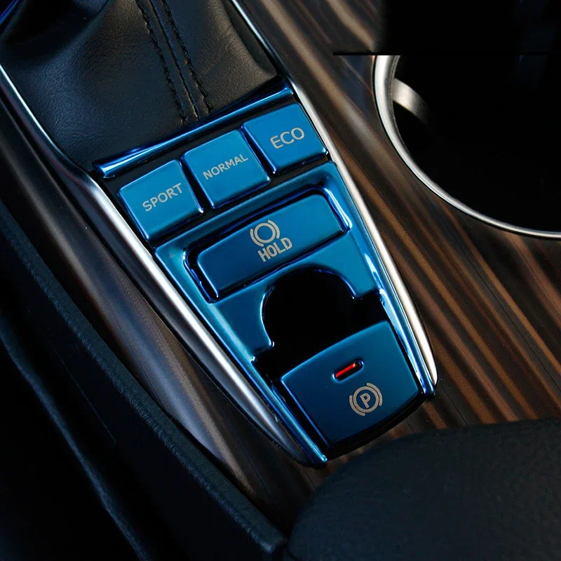Car Accessories For Toyota Camry Xv70 2018 2019 2020 2021 2022 Electronic Hand Brake Button Panel Trim Covers Stickers Adornment